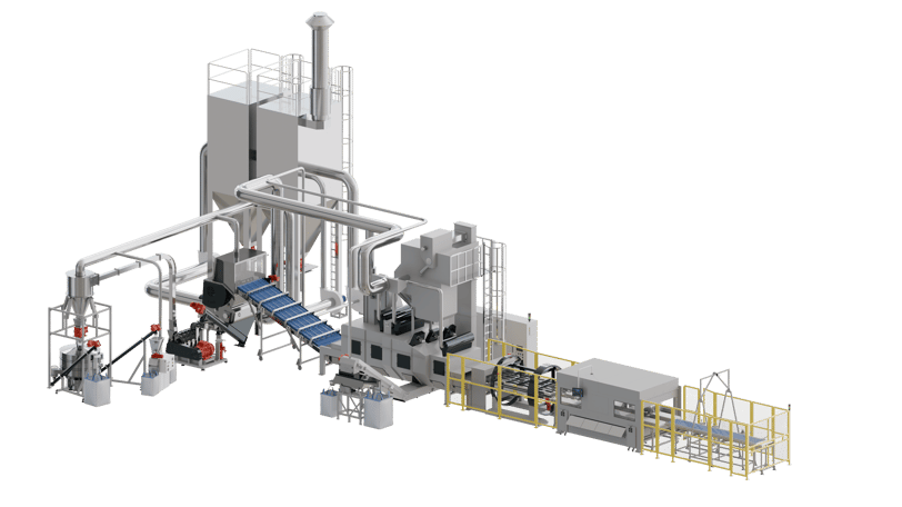 Impianto di riciclo per pannelli fotovoltaici con sistema brevettato di rimozione del vetro