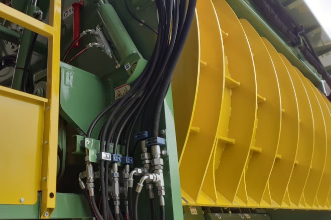 GL900/35 Single-Shaft Shredder with Hydraulic Drive
