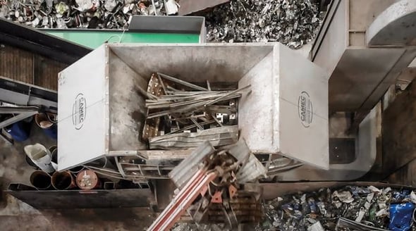 SHREDDING OF METAL SCRAP
