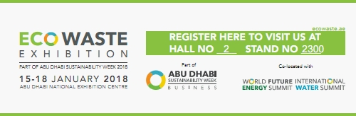 Exposición EcoWASTE Abu Dhabi 15-18/01/2018