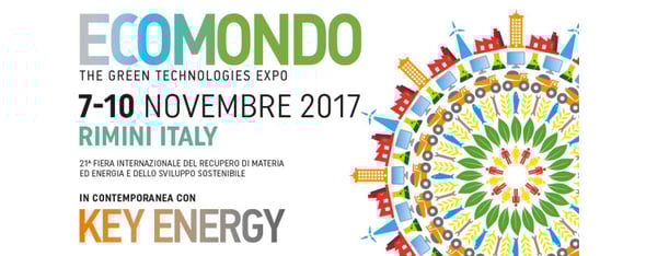 Saremo presenti alla fiera ECOMONDO a Rimini