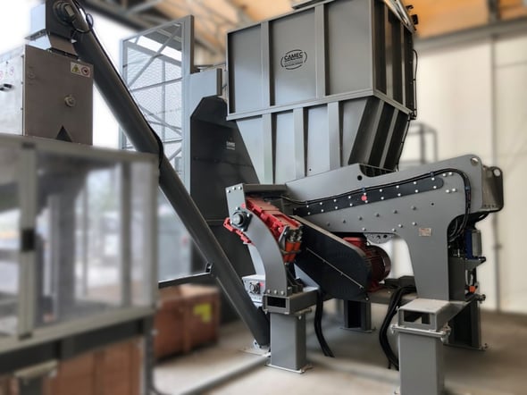 SHREDDING AND SEPARATION OF THE INSULATING MATERIAL