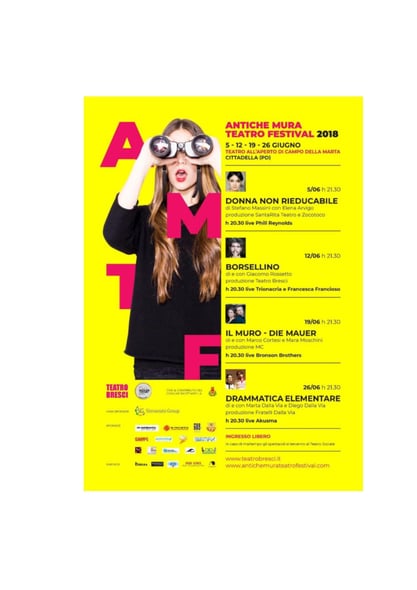 CAMEC CITTADELLA: SAREMO SPONSOR DI ANTICHE MURA 2018
