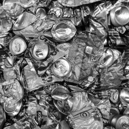 Reciclagem de latas de alumínio