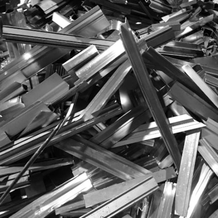 Reciclagem de perfis de alumínio