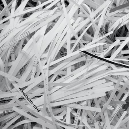 Sensitive document recycling