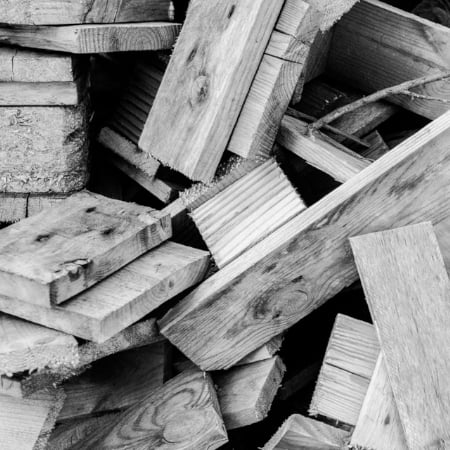 Reciclaje de restos de madera