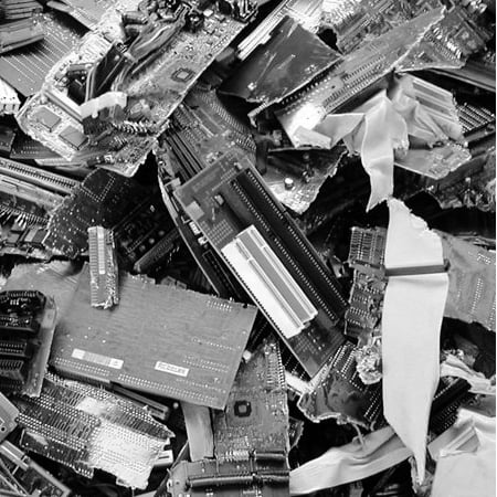 Electronic board recycling
