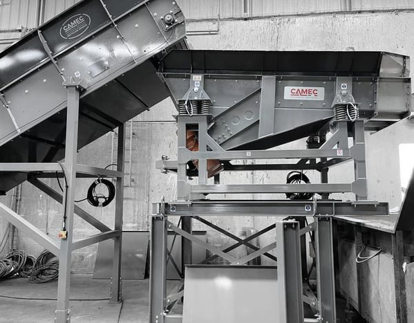Eccentric Weights Vibrating Conveyor