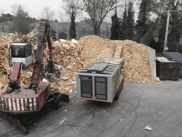 Instalación para madera