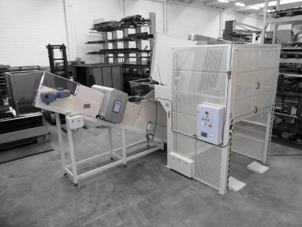 Elevadores y volteadores con detector de metales