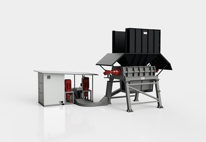Two-shaft shredder – TR2A520