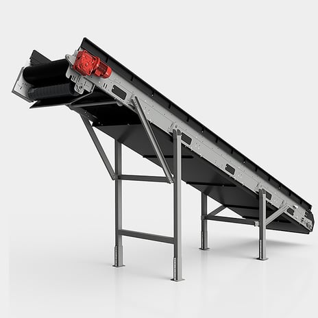 Rubber conveyor belts