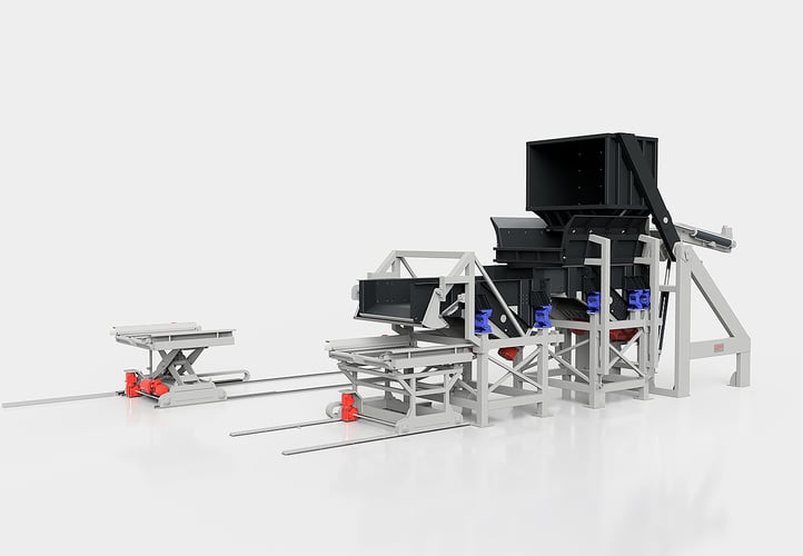 Elevadores y volteadores con sistema de carga automatizada
