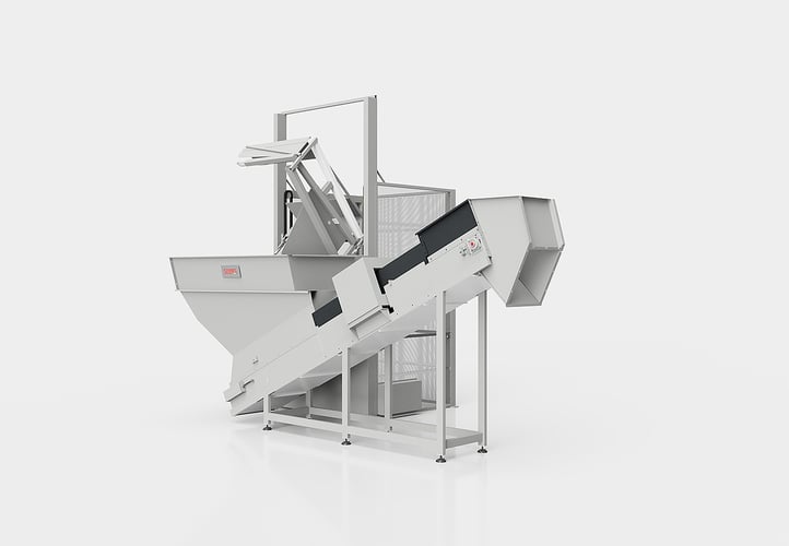 Elevadores y volteadores con detector de metales
