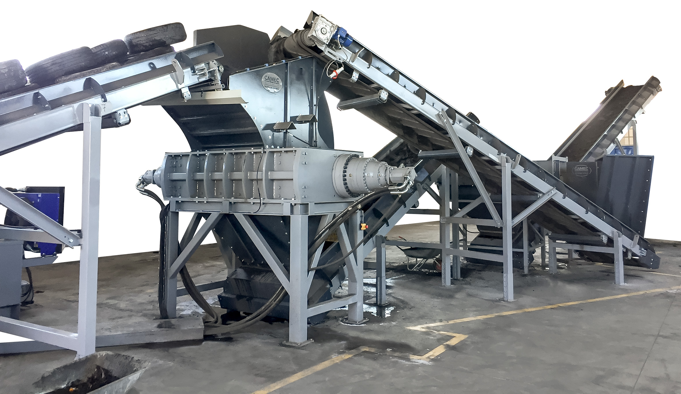 Tires processing system